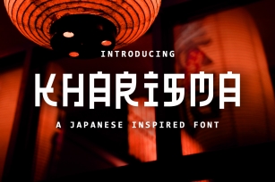 Kharisma - Japanese Inspired Font Download