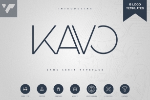 Kavo Sans Serif 6 Logo Templates Font Download