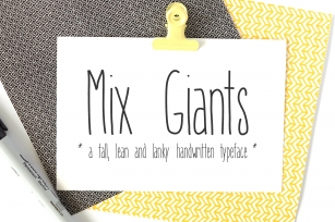Mix Giants Font Download