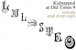 Kidnapped at Old Times 9 Font Download