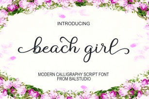 Beach Girl Font Download