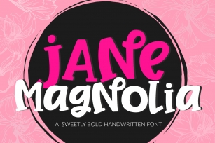 Jane Magnolia- Cut-Friendly Handwritten Font Font Download
