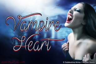 Vampire Heart Font Download
