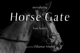 Horse Gate Font Font Download
