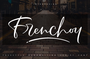Frenchoy | Handwriting Script Font Font Download