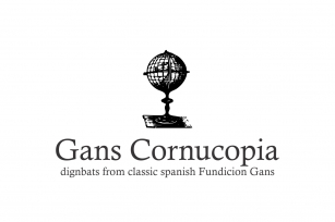 Gans Cornucopia Font Download