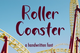Roller Coaster A Handwritten Font Font Download