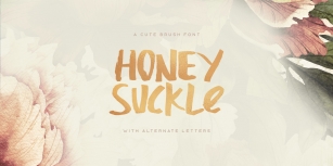 Honeysuckle Typeface Font Download