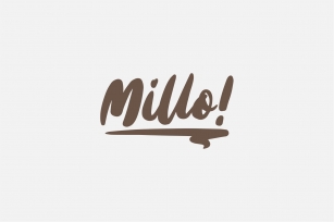 MILLO Script Font Download