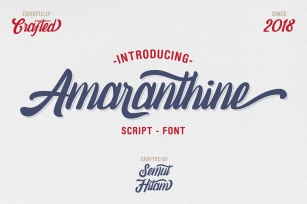 Amaranthine Script Font Font Download