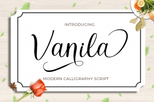 Vanila Script Font Download