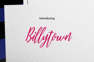Billytown Font Download