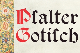 Psalter Gotisch Font Download