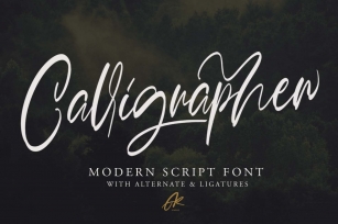 Calligrapher | Modern Script Font Font Download