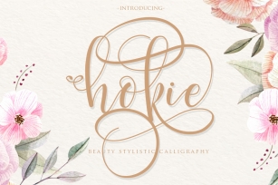 hokie | Beauty Stylistic Calligraphy Font Download