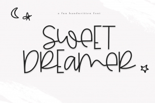 Sweet Dreamer - A Fun & Mismatched Font Font Download