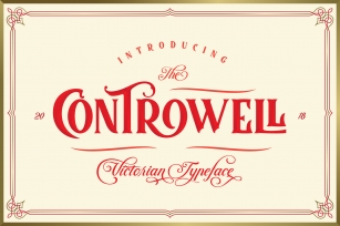 Controwell Victorian Typeface Font Download
