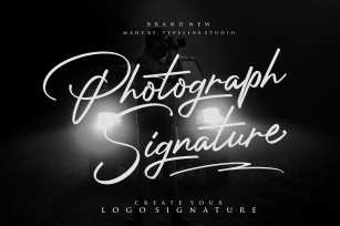 Photograph Signature Logo fonts Font Download