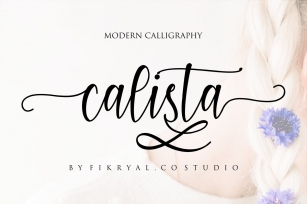 calista - Modern Calligraphy Font Download