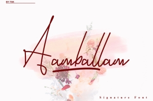 Aamballam - Signature Fonts Font Download