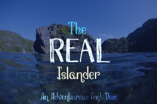 The Real Islander Grungy & Whimsical Font Duo Font Download