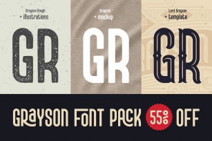 Grayson Font Pack. 55 OFF! Font Download