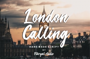London Calling - Hand made script font Font Download