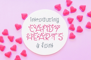 Candy Hearts Valentine Font Font Download