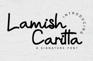 Lamish Caritta Font Download