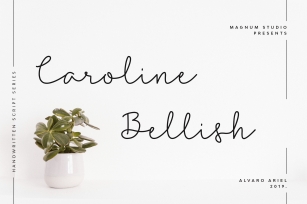 Caroline Bellish | Handwritten Script Font Font Download