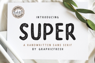 SUPER - A Handwritten Sans Serif Font Download