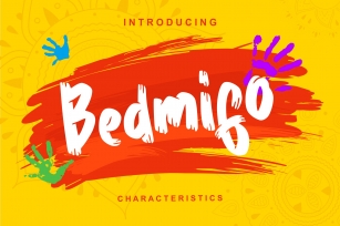 Bedmifo | Characteristics Script Font Font Download
