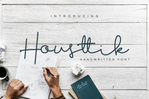 Housttik Handwritten Script Font Download