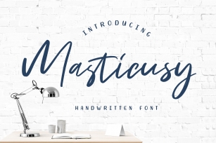 Masticusy Handwritten Font Font Download