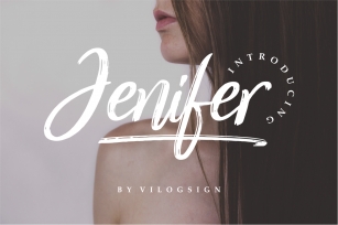 Jenifer  a Casual Handwriting Font Font Download