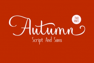 Autumn Mood  Font Duo Font Download