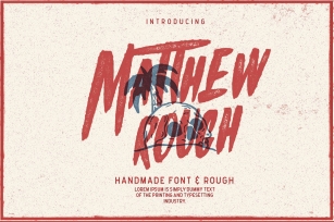 Matthew Rough Font Download