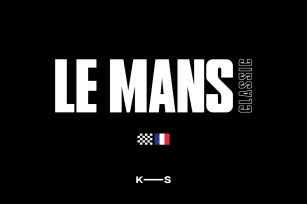 LE MANS - CLASSIC Font Download