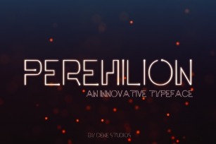 PEREHILION - An Innovative Typeface Font Download