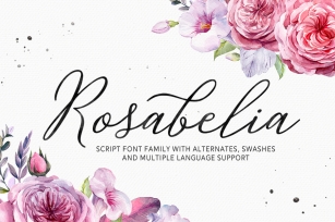 Rosabelia - Script & Sans Serif Font Download