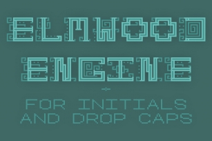 Elmwood Engine Font Download