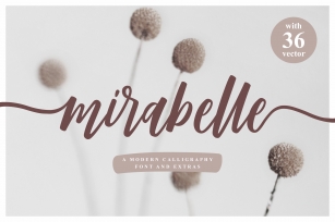 Mirabelle - Modern Script Font Download