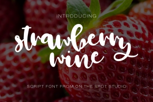 Strawberry Wine Font Download