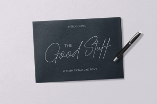 The Good Stuff Signature Font Download