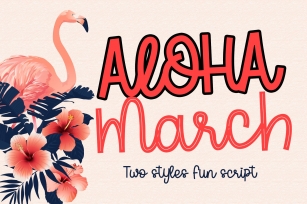 Aloha March Font Download