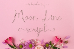 Moon Line Script - Line Script Font Font Download