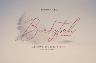 A NEW Bahytsah Font Download