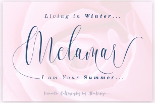 Melamar Calligraphy Font Download