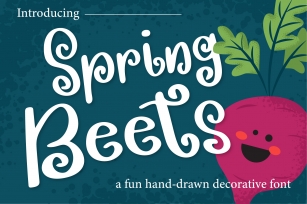 Spring Beets Font Font Download