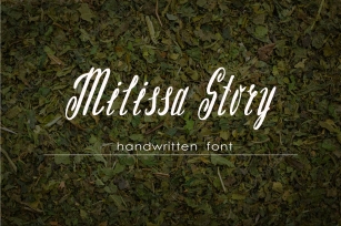 Milissa story script font Font Download